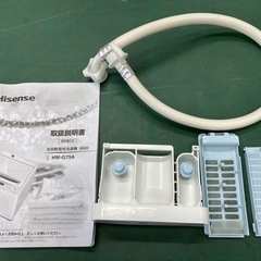 洗濯機　Hisense  7.5kg  HW-G75A  2019年製の画像