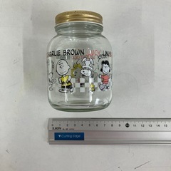 スヌーピーの空き瓶の画像