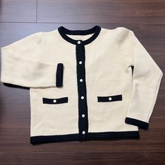 Pierrot 配色ニットジャケットの画像