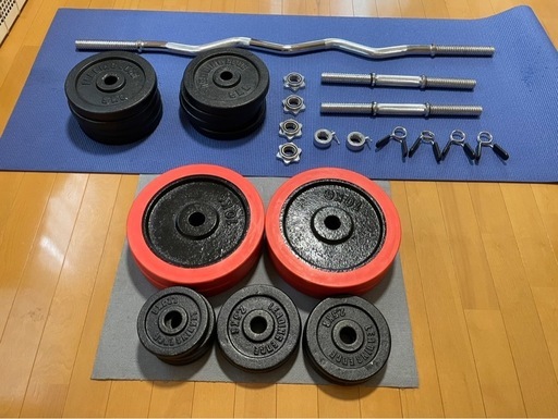 決まりました】ライシン製1kg刻み可変式ダンベル(3〜32kg)
