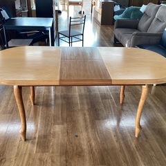 伸長式ダイニングテーブル【町田市再生家具】252797の画像