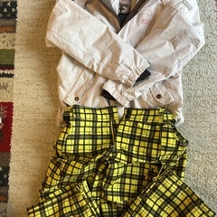 スノーボード上着X nix、パンツmistral中古の画像