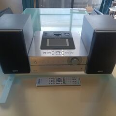 SONY　　CD　コンポ　リモコン付属　スピーカー付属　中古の画像