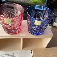 江戸切子ペアグラス（KAGAMI製）の画像