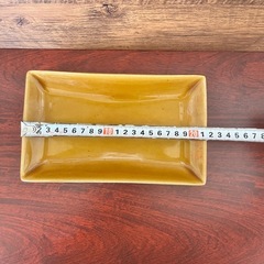 【中古】レトロ角皿の画像