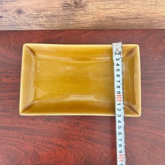 【中古】レトロ角皿の画像