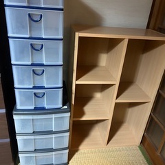 家具収納各種の画像
