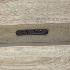 【リサイクルサービス八光】幅98　シングルベッド（コンセント・宮棚付き）マットレスおまけ付！の画像