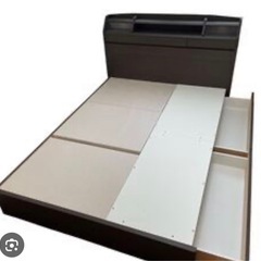 ニトリ 電源・収納付きフレーム、マットレスセットの画像