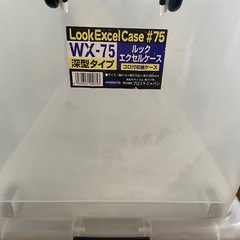 衣装ケース2つの画像