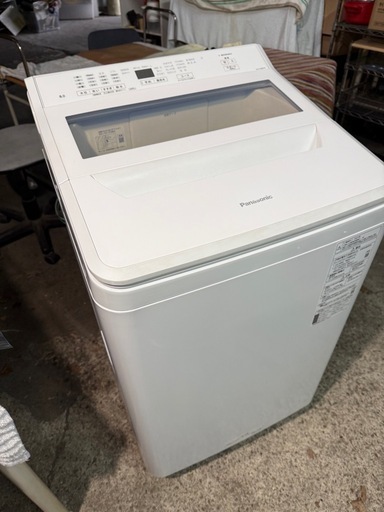 パナソニック 洗濯機 縦型全自動 NA-FA80H9 泡洗浄&パワフル立体水流 エコナビ搭載