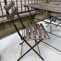 IKEA アウトドアテーブルセット(折りたたみ)の画像