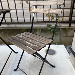 IKEA アウトドアテーブルセット(折りたたみ)の画像