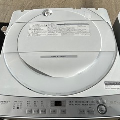 SHARP 単身用　洗濯機　冷蔵庫セット高年式　美品の画像