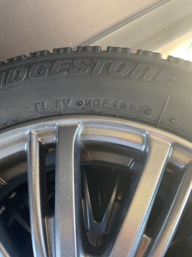 スタッドレスタイヤ　ホイールセット　155/65R14