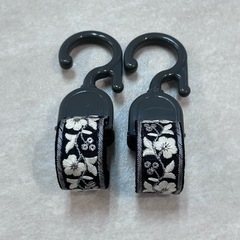 ベビーカーフック ハンドメイド インド刺繍 車椅子にも 荷物かけの画像