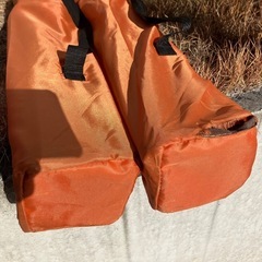 【お得】アームチェアセット（通常サイズ：オレンジ2脚、ミニサイズ：ピンク2脚）の画像