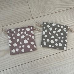 未使用 ハンドメイド 
巾着の画像