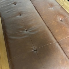革カウチソファの画像