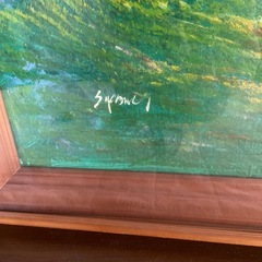 油絵 額入りの画像