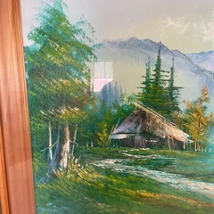 油絵 額入りの画像