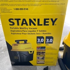 スタンレー掃除機Wet/Dry対応！の画像