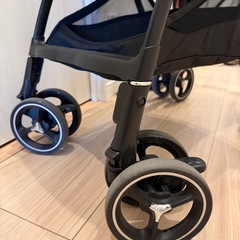 美品 手渡しも可 Aprica ベビーカー ラクーナクッションフリーAC レザーの画像