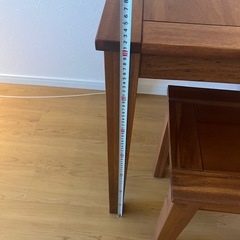 【極美品】ダイニングセット（テーブル、チェア2つ）の画像