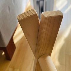 木製 ハンガーラック 子供用 インテリアの画像