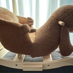 クマのロッキングチェアの画像
