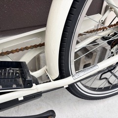 電動アシスト自転車 ASFAT266KDZ-DK 26インチ ホワイトの画像