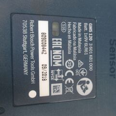 ボッシュ BOSCH GMS120 デジタル探知機 中古品 【ハンズクラフト宜野湾店】の画像