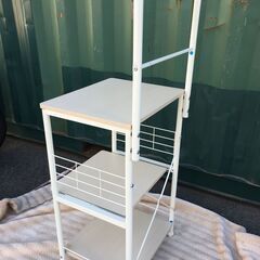 JM20587S)レンジ台 ニトリ 幅：約49cm 高さ：約85cm  奥行：約43cm 中古品【取りに来られる方限定】の画像