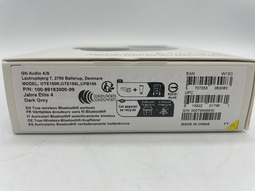 【トレファク足立扇店】ﾜｲﾔﾚｽｲﾔﾎﾝ Jabra ELITE4 新品未使用