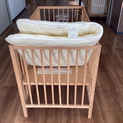 ベビーベッド【町田市再生家具】　252799の画像