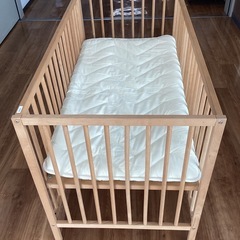 ベビーベッド【町田市再生家具】　252799の画像