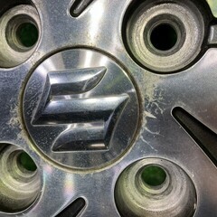 【中古】 スズキ SUZUKI 純正 純正 パレット ｱﾙﾐ 14ｲﾝﾁ 4.5J ﾎﾟﾘｯｼｭ 4穴 4本 100 +50 ホイール アルミ 14×4.5Jの画像