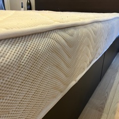 マットレス(ダブル)+敷きパッド　*フレーム対象外の画像