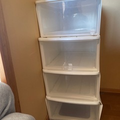 無料 カラーボックス4個の画像