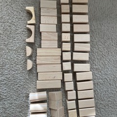木の積み木　の画像