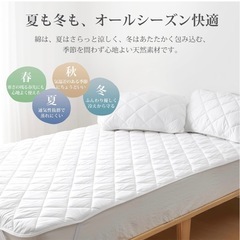 マットレス(ダブル)+敷きパッド　*フレーム対象外の画像