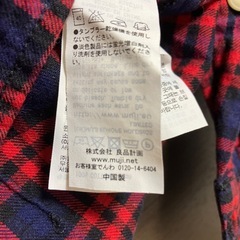 無印 チェックシャツ ネルシャツ　チェックの画像