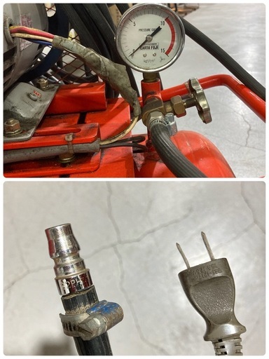 引き渡しきまりました！　I25★FUJI 富士コンプレッサー★エアーコンプレッサー　OFS-1 100V  現状品　直接渡しのみ