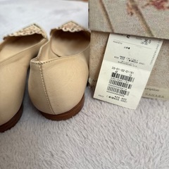 山羊革　フラットシューズの画像