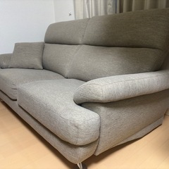 3人掛け布ソファ お譲りしますの画像