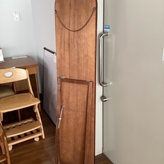 カガミ（茶）【町田市再生家具】　1226の画像