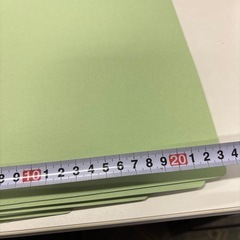 フラットファイル　　B5 サイズ　グリーン13冊セットの画像