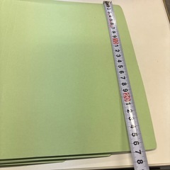フラットファイル　　B5 サイズ　グリーン13冊セットの画像