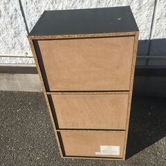 JM20586K)不二貿易カラーボックス＜幅：約42cm 高さ：約79cm 奥行：約29cm＞中古品【取りに来られる方限定】　 の画像