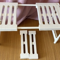 伸縮式台★ 高さ72cm 横幅最大90cm 家電台・作業台の画像